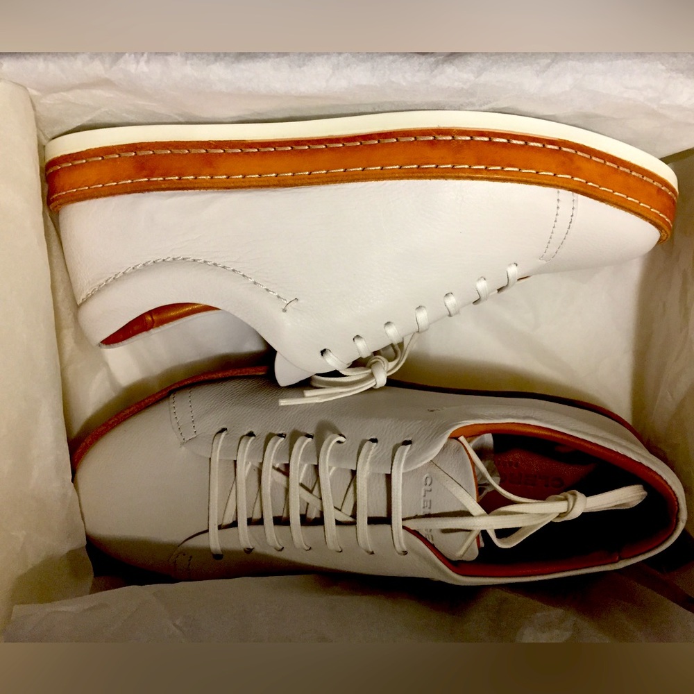 Robert Clergerie Angie white leather sneaker (NWT) size 36.5 / 6.5